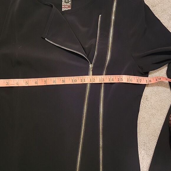 Yansi Fugel edgy zipper moto style jacket - Picture 5 of 13